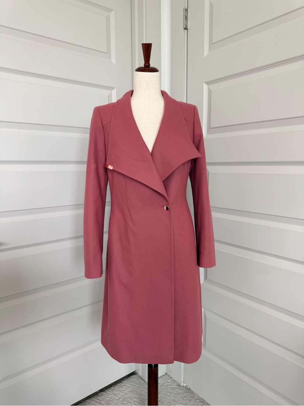 Ted Baker Dusty Rose Wool Coat